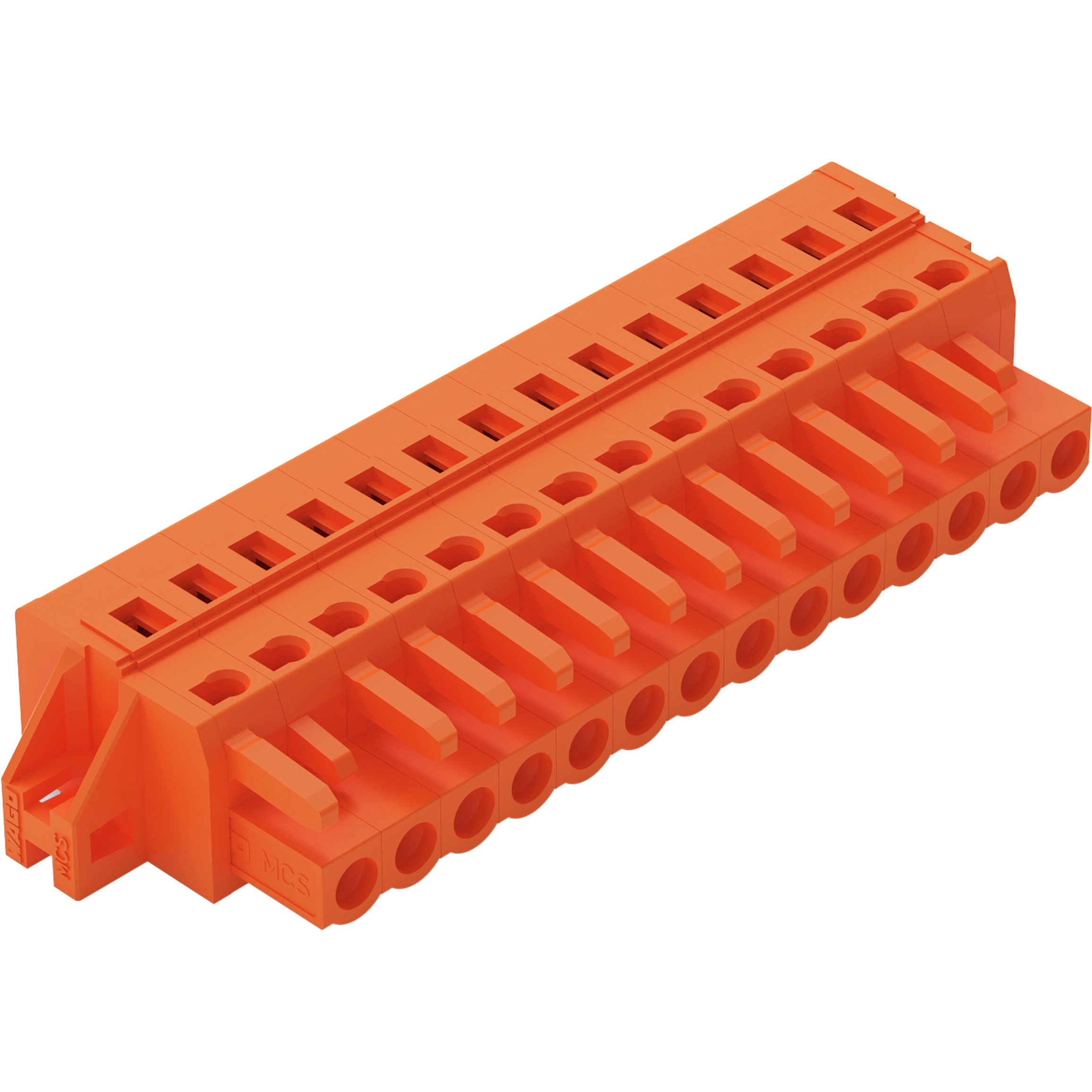 WAGO-231-314/031-000 Connector Terminal Blocks 1-Conductor Female Plug, clamping collar, 2.5 mm2, Pin spacing 5.08 mm, 14- pole