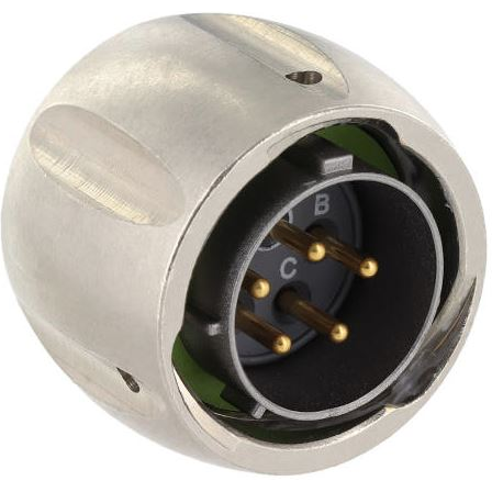 Eaton-UT0X614E5SX Steckverbinder, rund Conn Circular SKT 5 POS Solder Cup ST Cable Mount 5 Terminal 1 Port