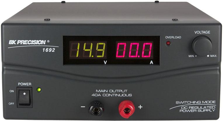 B&K Precision-1692 Bench Power Supplies 3-15VDC, 40A Switching Digital Power Supply, 110VAC version