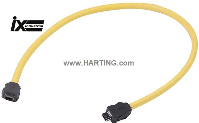 HARTING-33480606830050 Andere Kabelbaugruppen ix Type A AWG28 CAT6A PVC 5.0m