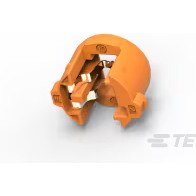 TE Connectivity-3-1703884-2 Einzeladersteckverbinder, Gehäuse Conn Orange Box
