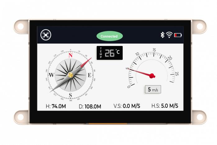 4D Systems-GEN4-ULCD-43DCT Moduli TFT 4.3in TFT 480x272Pixels Foam