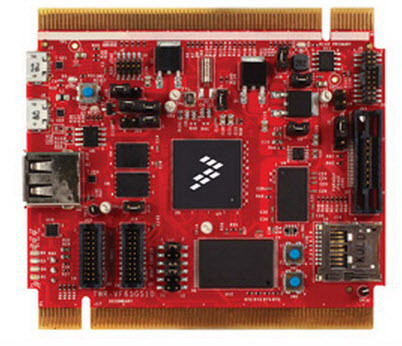 NXP Semiconductors-TWR-VF65GS10 Eingebettete Systementwicklungsboards und -kits VF61NS151CMK50 Microcontroller Tower System Module 167MHz/500MHz CPU 129.5MB RAM 32MB/256MB NAND Flash/Serial Flash