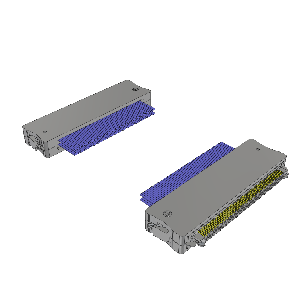 Samtec-ERCD-060-06.00-TEU-TED-1-B Assemblaggio cavo coassiale Cable Assembly Coaxial 0.15m 34AWG Board to Board to Board to Board M-M EDGE RATE® Bag