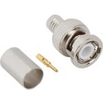 Conn BNC 0Hz to 4GHz 50Ohm Crimp ST Cable Mount PL Gold