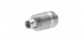 Radiall-R191327000 RF-Steckverbinder Conn Type N-SMA Adapter 0Hz to 11GHz 50Ohm ST F/M Gold Over Nickel