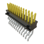 Conn Unshrouded Header HDR 24 POS 1.27mm Solder RA Side Entry SMD TIGER CLAW™ Tube