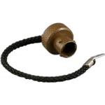 Connector Accessories Receptacle Protective Cover Straight Aluminum Black Zinc Nickel Chromate