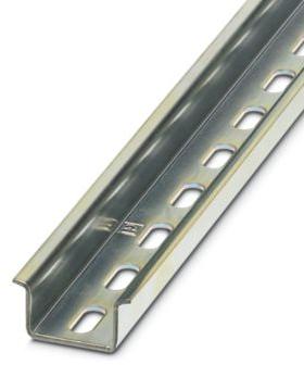 PHOENIX CONTACT-1201730 Steckverbinderzubehör Connector Accessories DIN Rail Straight Steel Silver Galvanized