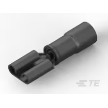 TE Connectivity-8-640903-1 Steckverbinderanschlüsse Quick Disconnect Terminal 18-22AWG Brass Red F 22.9mm Tin Loose