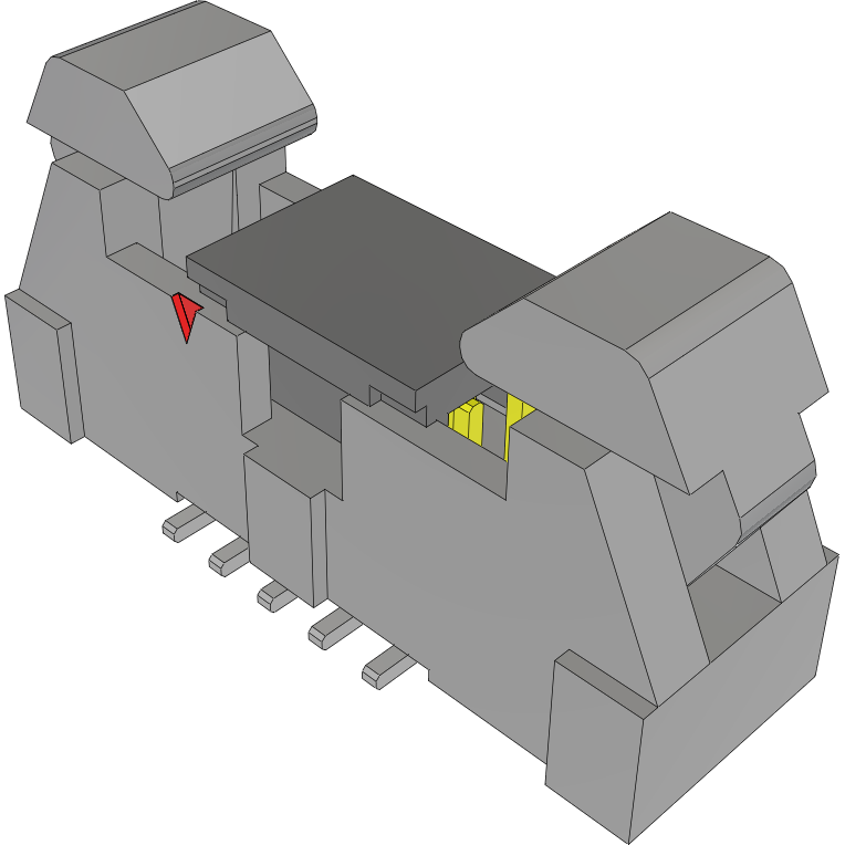 Samtec-EHT-105-01-S-D-SM-P Steckverbinderleisten und Leiterplattenbuchsen Conn Ejector Header HDR 10 POS 2mm Solder ST Top Entry SMD Tube