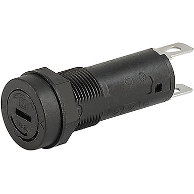 SCHURTER-0031.3911 Sicherungszubehör Fuse Holder 6.3A 250VAC Panel Mount Solder Lug Box