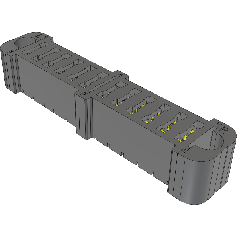 Samtec-ET60S-D06-0-00-D06-L-V1-S Connector Headers and PCB Receptacles Conn Wire to Board SKT 12Power POS 5.5mm/7.5mm Solder ST Top Entry Thru-Hole EXTreme Ten60Power™ Tray