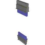 Cable Assembly Discrete Wire 0.228m 28AWG Socket Strip to Socket Strip 30 to 30 POS SKT-SKT Crimp-Crimp TIGER EYE™ Layer