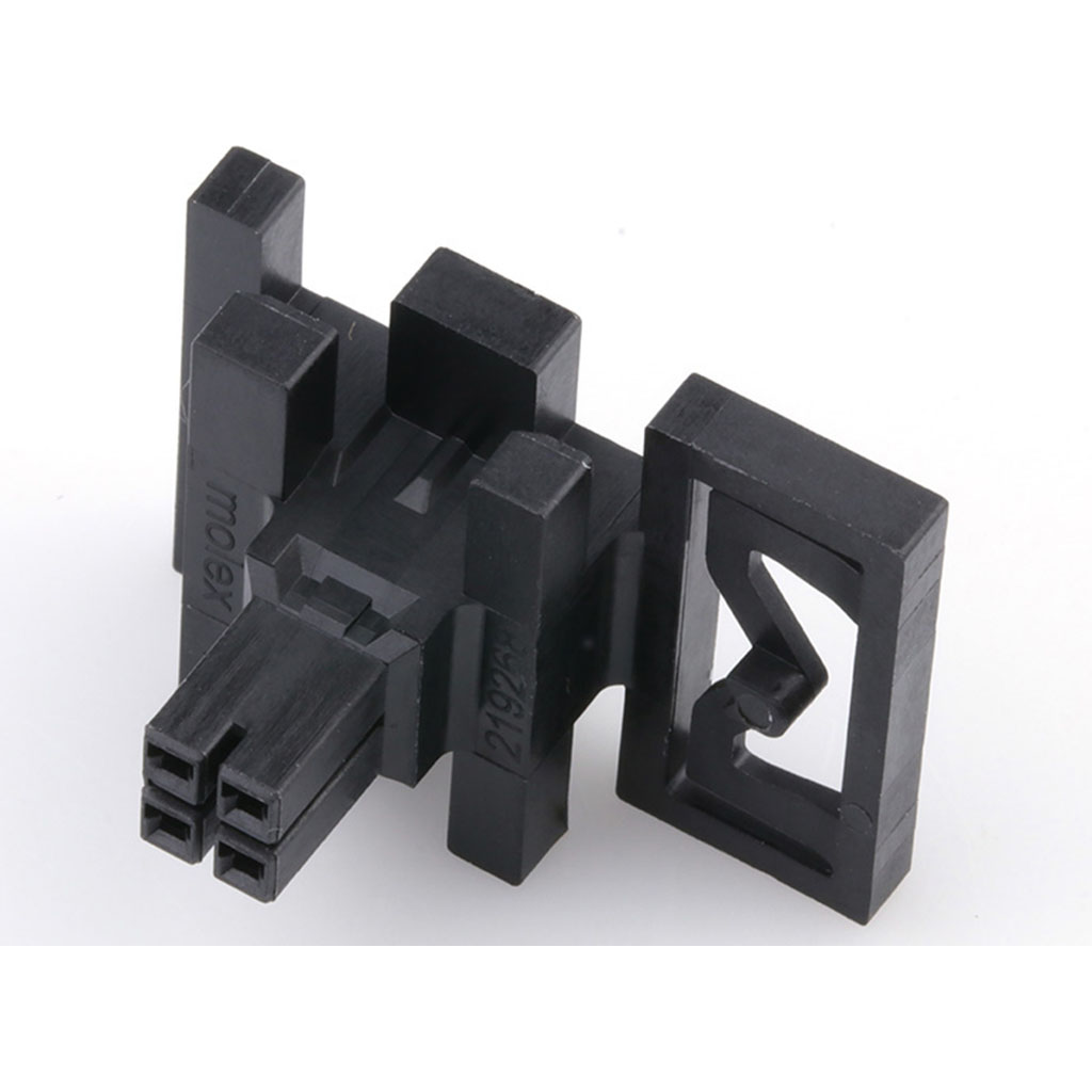 Molex-2192681208 分立接线罩连接器 Conn Housing RCP 8Power POS 2.5mm Crimp ST Panel Mount Black Bag