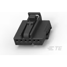 TE Connectivity-1-969508-2 Connector Discrete Wire Housing Conn Housing RCP 6 POS 2.54mm Crimp ST Cable Mount Black
