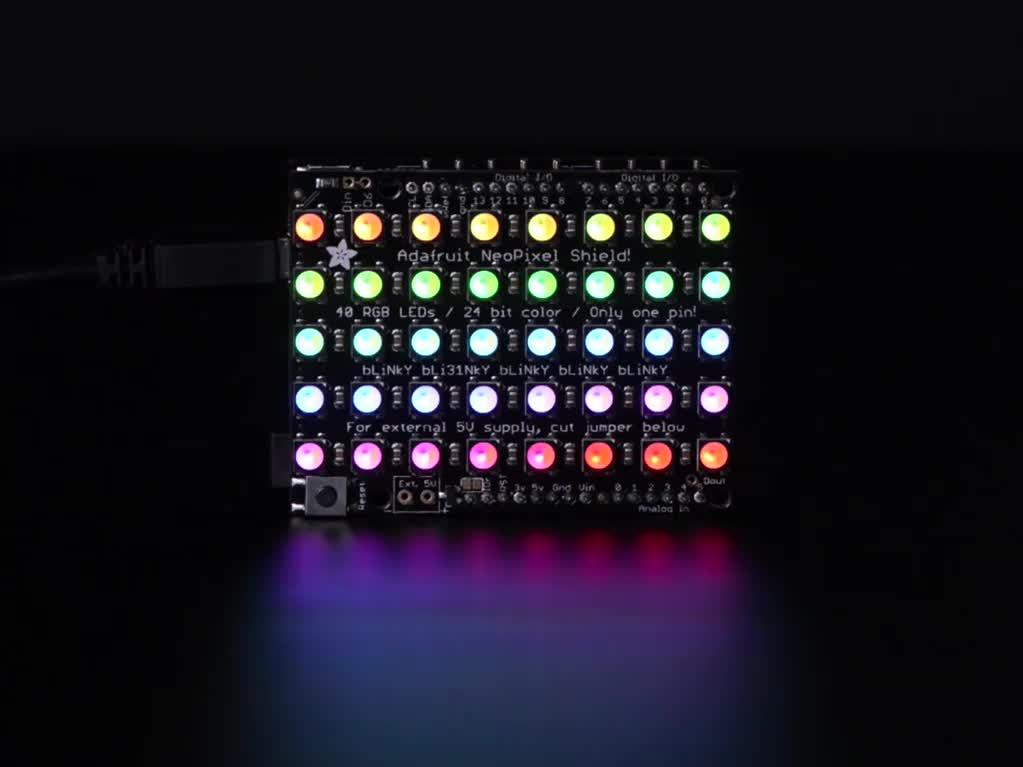 Adafruit Industries-2865 LED-Module Neo Pixel LED Strip Starter Pack - 30 LED meter