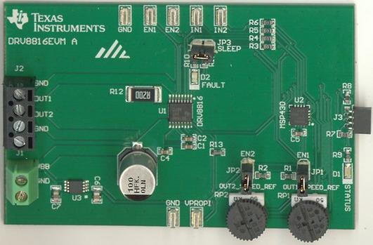 Texas Instruments-DRV8816EVM Cartes et kits de développement de gestion de la puissance DRV8816 Motion Motor Control Evaluation Board