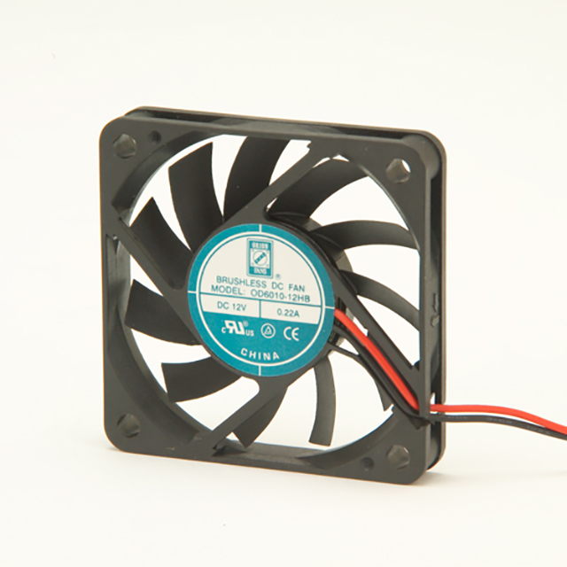 ORION FANS-OD6010-05LB Blowers and Fans DC Fan Axial Ball Bearing 5V 4.5V to 5.5V 14.3CFM 28.1dB 60 X 60 X 10.5mm Low Speed