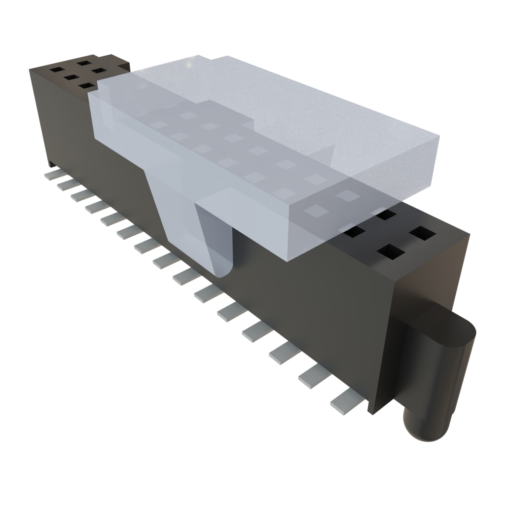 Samtec-SFML-115-T2-S-D-A-P-TR 连接器插头及 PCB 插座 Conn Socket Strip SKT 30 POS 1.27mm Solder ST SMD TIGER EYE™ T/R