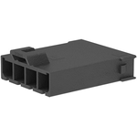 Conn Housing PL 4 POS 5.7mm Crimp ST Cable Mount Black Bag