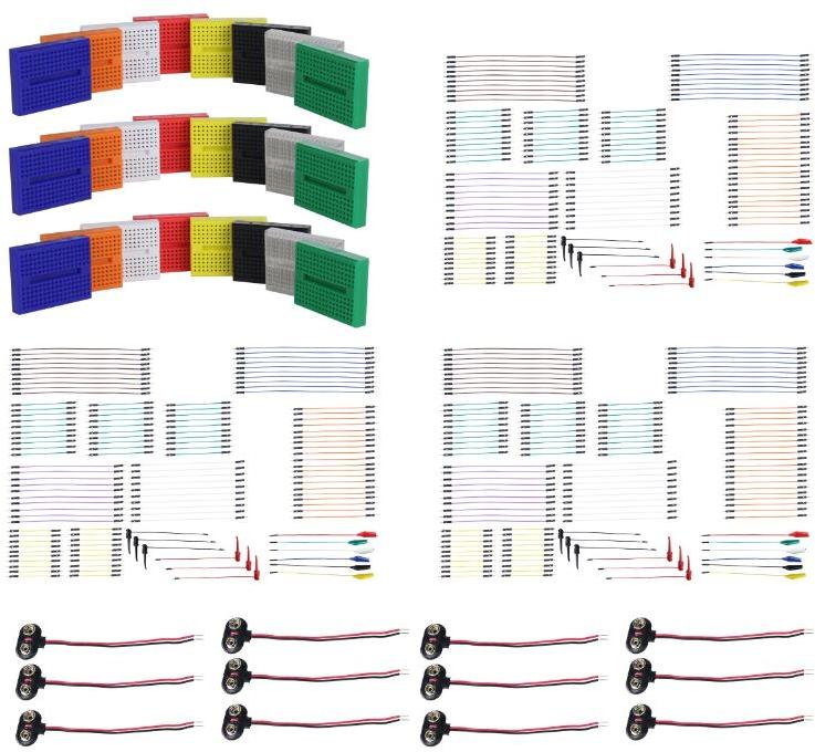 Global Specialties-GS-170K2 Komponentensätze Mini Breadboard Classroom kit