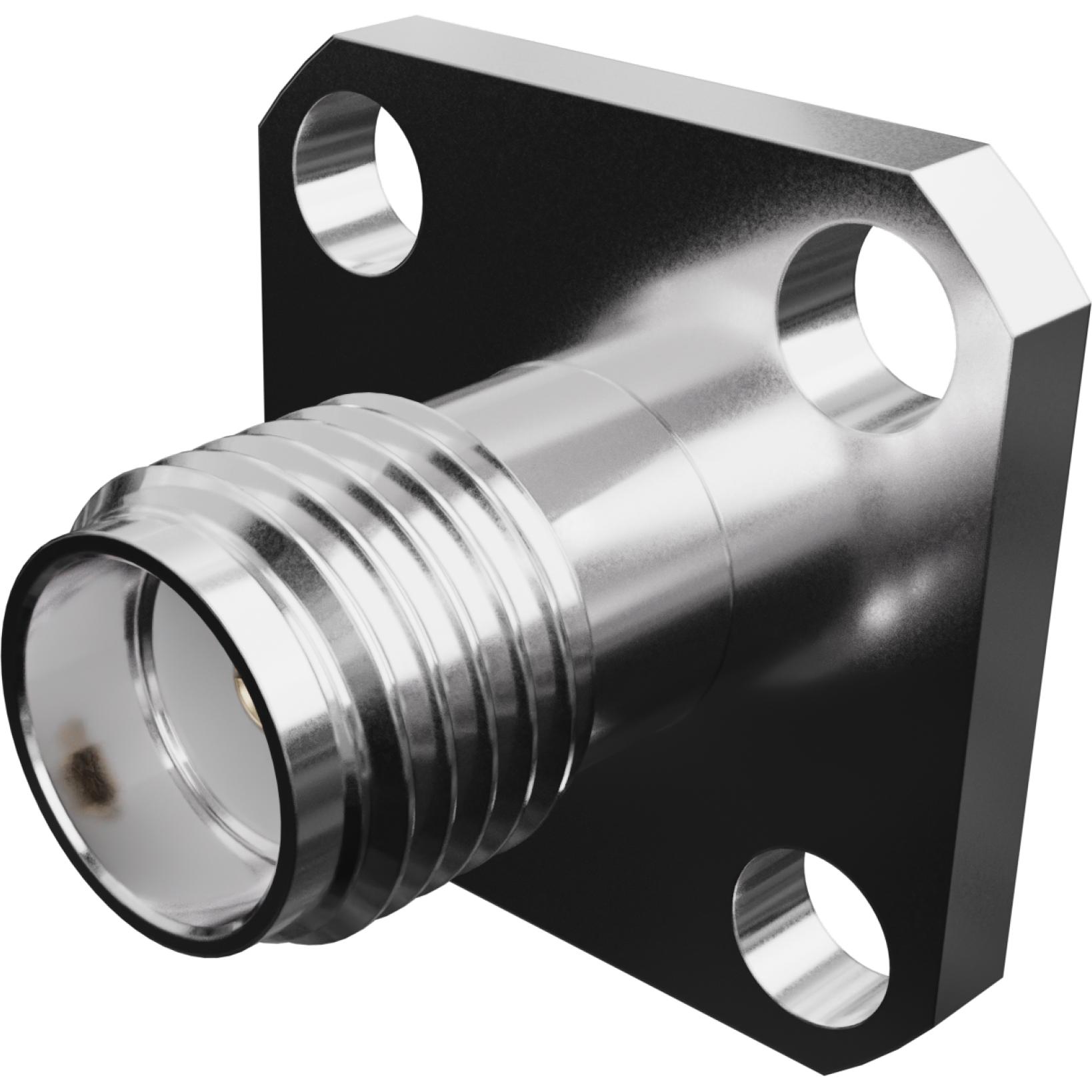 Molex-732510270 RF-Steckverbinder Conn SMA 0Hz to 18GHz 50Ohm ST Flange Mount RCP Gold Tray