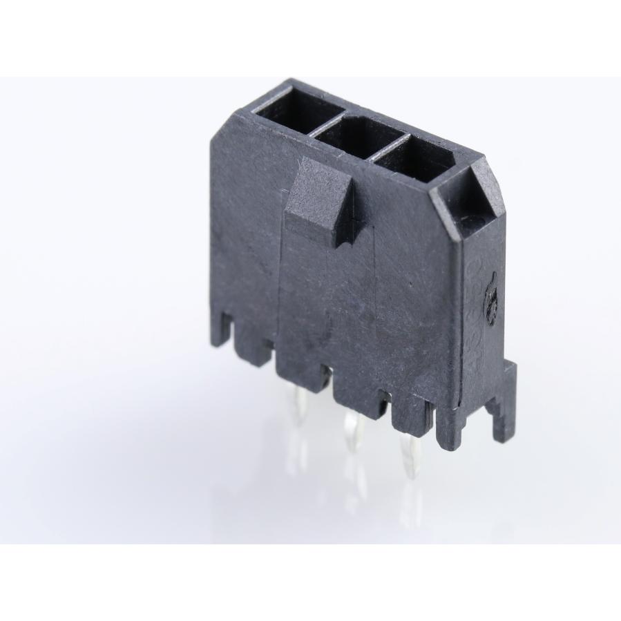 Molex-436500316 Piastre connettori e prese PCB Conn Wire to Board HDR 3Power POS 3mm Solder ST Top Entry Thru-Hole Micro-Fit 3.0 Tray