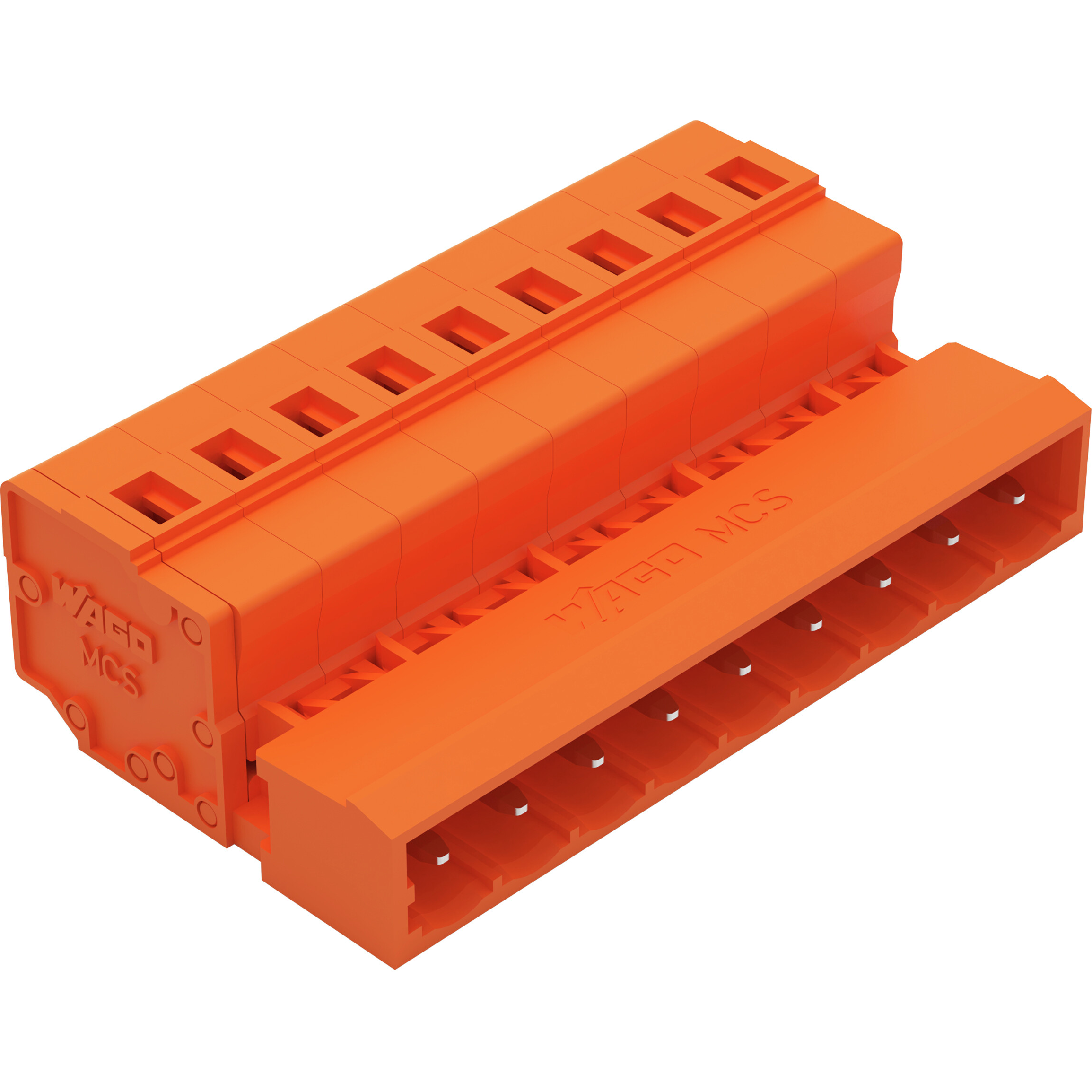 WAGO-231-639 Steckverbinder, Klemmenblöcke 1-Conductor Male Connector, 2.5 mm2, Pin spacing 5.08 mm, 9-pole