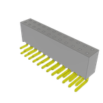 Conn Socket Strip SKT 24 POS 2.54mm Solder RA Side Entry Thru-Hole Layer