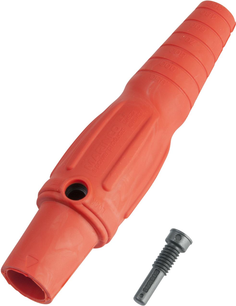 Marinco-CLSFBOOT-G Connector Power CLS SERIES ORANGE (G) FEM BOOT W/SCREW
