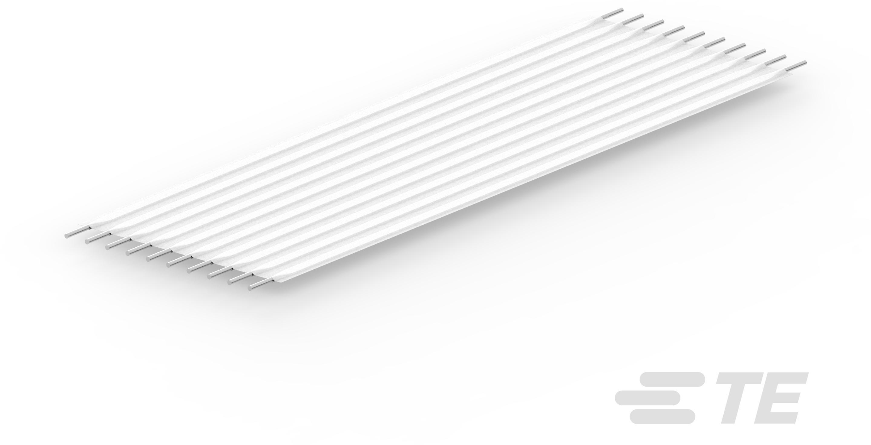 TE Connectivity-6-6474640-3 扁平/带状电缆组件 Cable Assembly 0.07m 1.27mm 34 to 34 POS Jumper to Jumper M-M