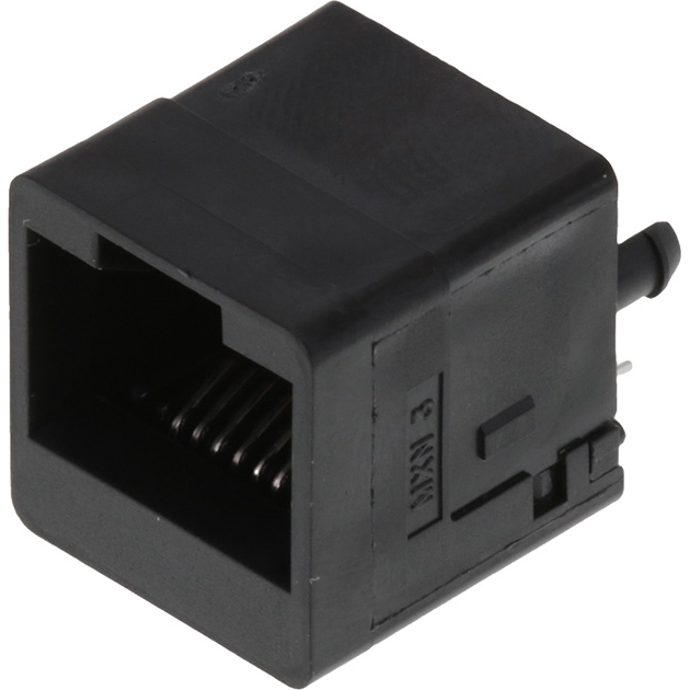 Molex-0424108314 Steckverbinder, Telefon und Telekommunikation Conn RJ-45 RCP 8 POS 2.54mm Solder ST Thru-Hole 8 Terminal 1 Port Cat 3 Tray