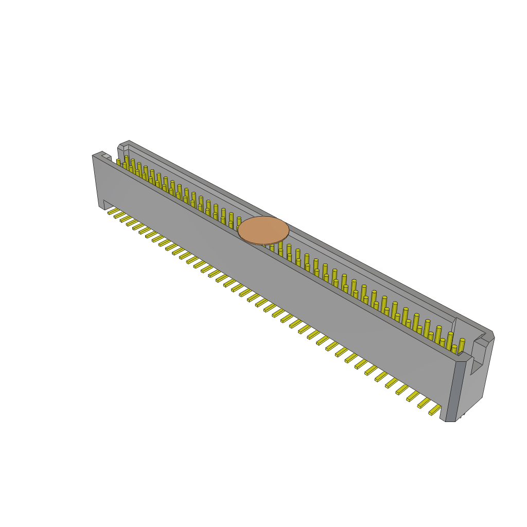 Samtec-TFM-140-12-L-D-LC-K-TR Steckverbinderleisten und Leiterplattenbuchsen Conn Shrouded Header (4 Sides) HDR 80 POS 1.27mm Solder ST Top Entry SMD TIGER EYE™ T/R