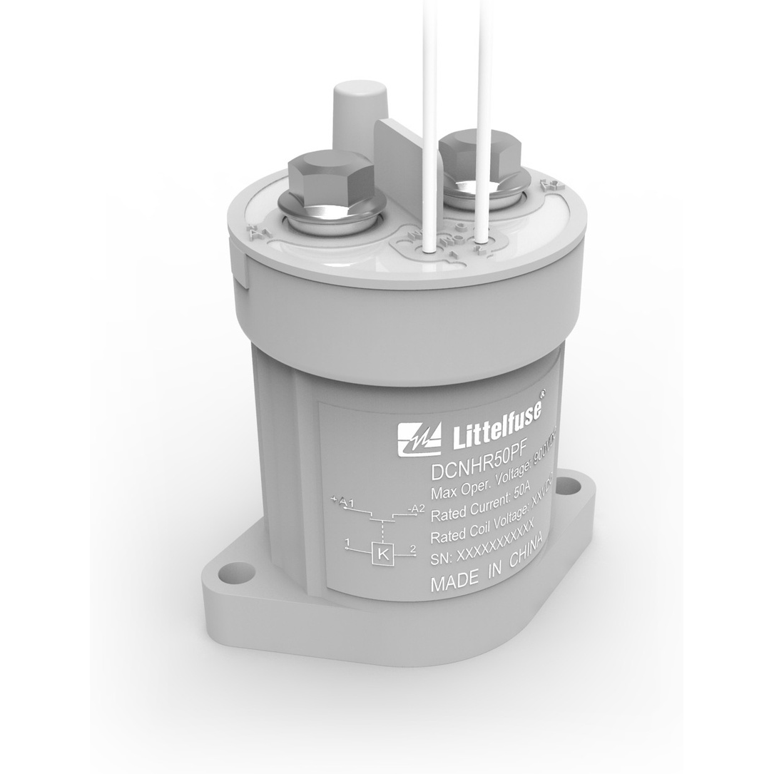 Littelfuse-DCNHR50PF24 Contactors Contactor 24VDC SPST-NO-DM 50A Bottom Mount