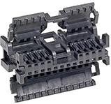 Molex-34824-0202 Carcaza de cables discretos de conector Conn Housing RCP 20 POS 2mm Crimp ST Cable Mount Mini50™ Bag