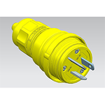 Conn Power PL 3 POS ST Cable Mount 3 Terminal 1 Port Watertite®
