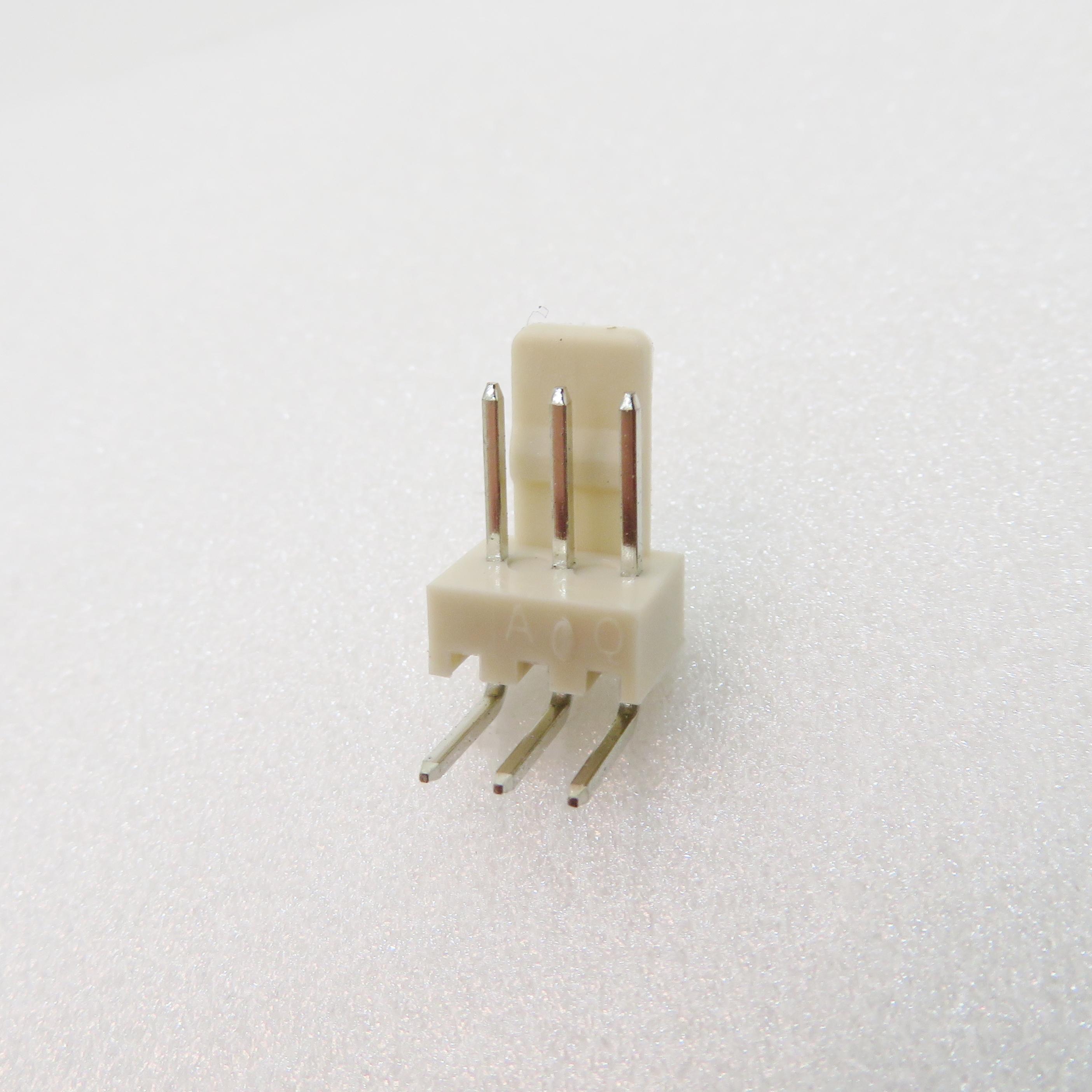 ADAM TECH-LHA-03-TRA Connector Headers and PCB Receptacles Conn Wire to Board HDR 3 POS 2.54mm Solder RA Side Entry Thru-Hole Bag