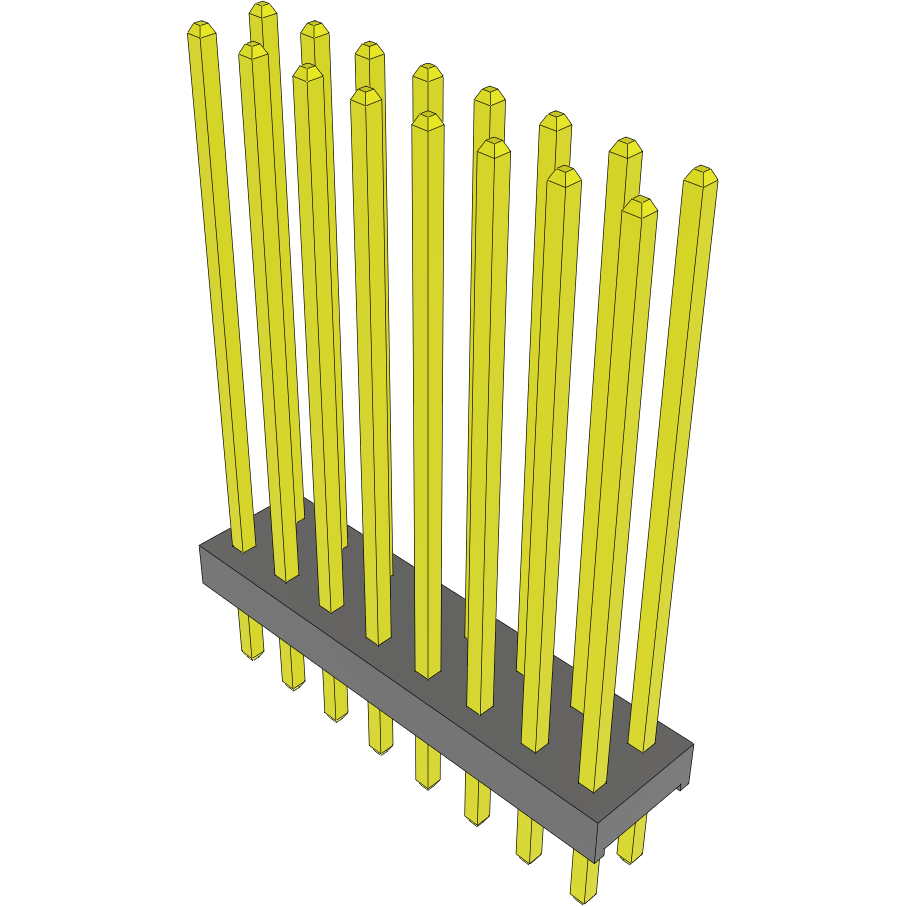 Samtec-MTMM-108-15-G-D-650 Piastre connettori e prese PCB Conn Unshrouded Header HDR 16 POS 2mm Solder ST Top Entry Thru-Hole Bulk