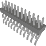 Conn Unshrouded Header HDR 22 POS 2mm Solder RA Side Entry SMD Tube