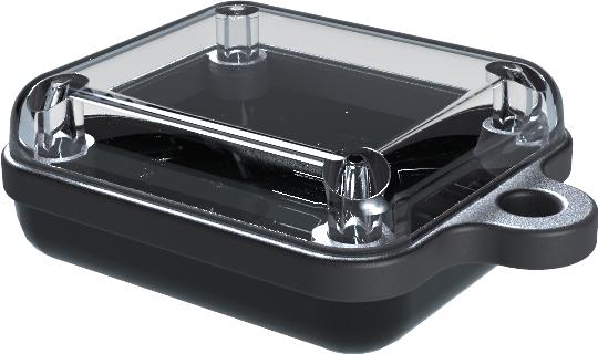 Serpac Electronic Enclosures-CXL24A-CLBK-A-GM  Black Polycarbonate Flange Mount Waterproof Pendant Enclosure with Looped Gun Metal Seal	 <h4><strong>CALIFORNIA&nbsp;PROPOSITION</strong> ⚠️<strong>65&nbsp;WARNING</strong>⚠️</h4>