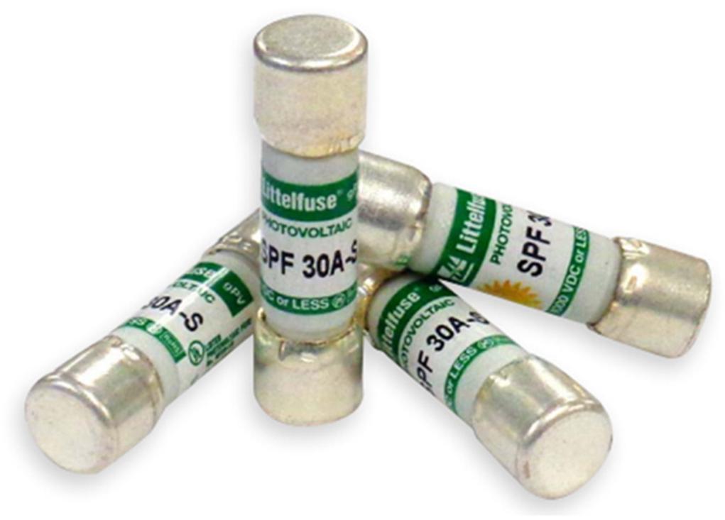 Littelfuse-0SPF020.HXS Fusibles Solar Fuse 1000VDC Silver Plated 10x38mm