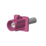 Amphenol RF-FA1-NHSP-C01-1 RF-Steckverbinder Conn SMB 0Hz to 6GHz 50Ohm Crimp ST Cable Mount PL Gold Over Nickel Over Copper Tray