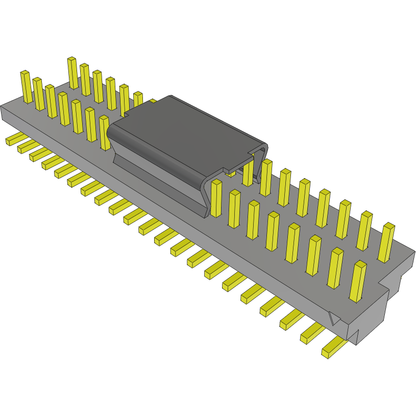 Samtec-BKT-141-01-L-V-P Cabezales del conector y receptáculos PCB Conn Unshrouded Header HDR 41 POS 1mm Solder ST SMD TIGER CLAW™ Tube