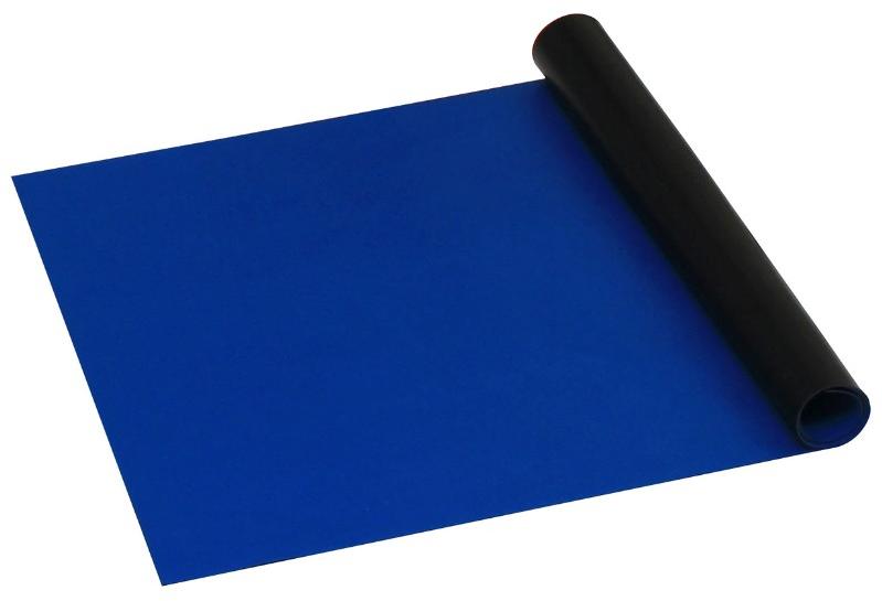 Desco Industries-66206 Misc Products Dual-Layer Rubber, Dark Blue Roll, 0.060 Inx36 Inx50 Ft