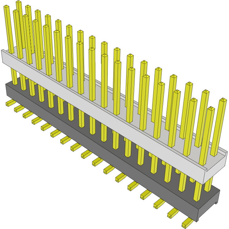 Samtec-HW-17-10-G-D-430-SM Steckverbinderleisten und Leiterplattenbuchsen Conn Board Stacker HDR 34 POS 2.54mm Solder ST Top Entry SMD Tube
