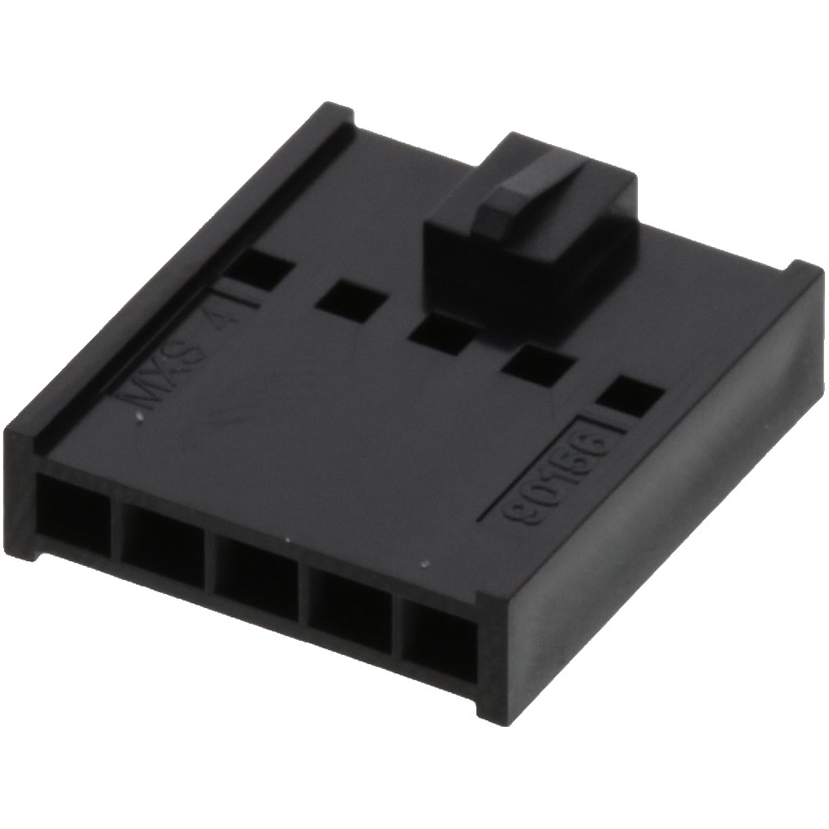 Molex-0901560145 分立接线罩连接器 Conn Housing F 5 POS 2.54mm Crimp ST Cable Mount Black C-Grid III™ Bag