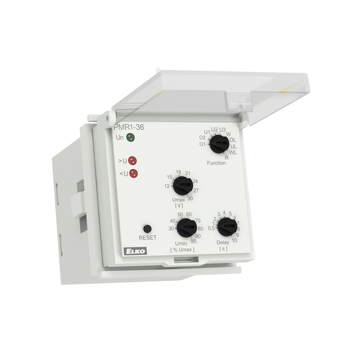 ELKO EP North America-PMR1-36/2 null Socket Multifunctional Voltage Monitor 30V DC