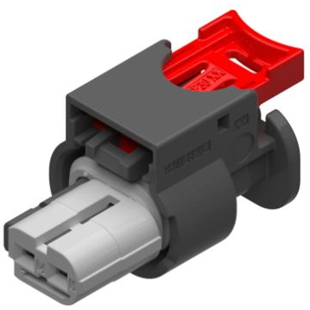 Delphi-35126366 分立接线罩连接器 Conn Housing RCP 2 POS Crimp ST Cable Mount Black