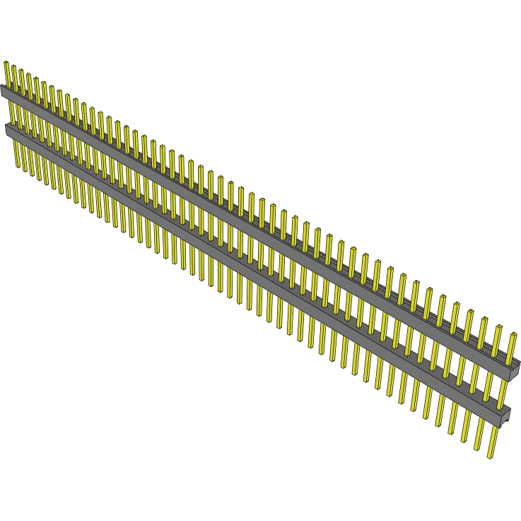 Samtec-EW-50-12-L-S-481 连接器插头及 PCB 插座 Conn Board Stacker HDR 50 POS 2.54mm Solder ST Top Entry Thru-Hole Layer